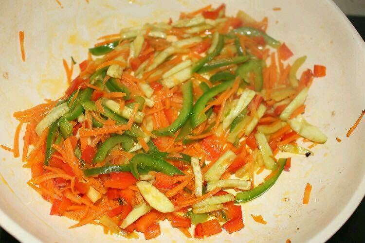 让宝宝流口水的下饭菜，专治各种食欲不振！宝宝版鱼香肉丝的做法图解8