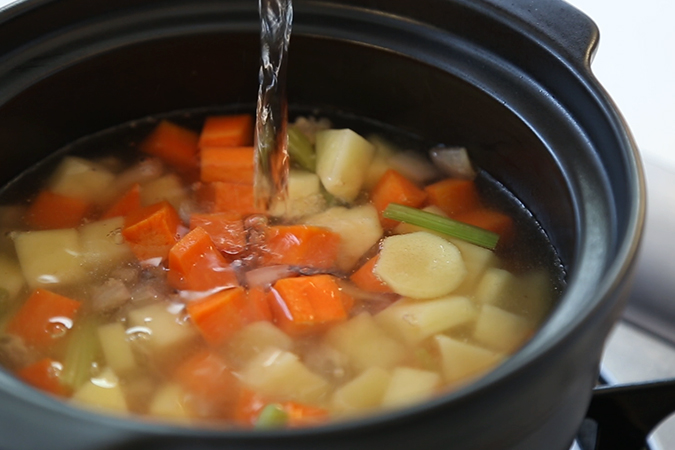 西式羊肉浓汤 宝宝辅食微课堂的做法图解8