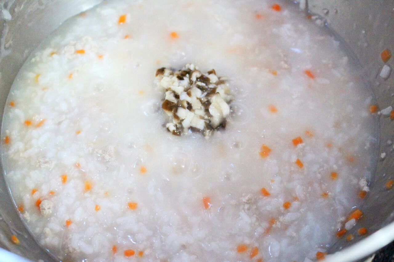 蔬菜瘦肉粥 宝宝健康食谱的做法图解8