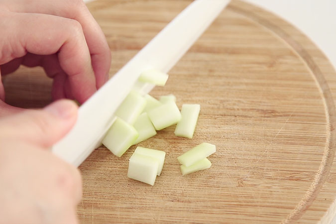 西葫芦米粉糊 宝宝辅食微课堂的做法图解3