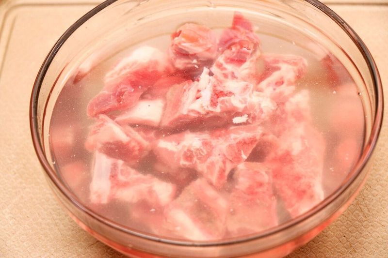 时蔬蒸排骨的做法图解4