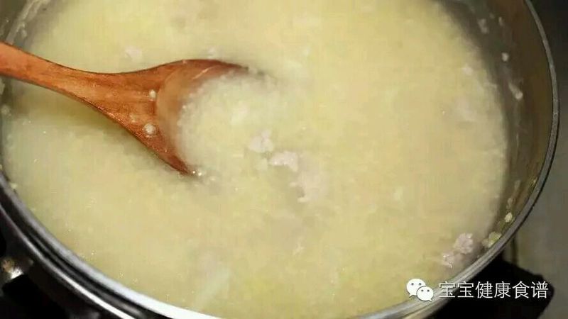 妈妈这样做饭，宝宝脾胃不可能弱！小米山药红枣粥的做法图解8