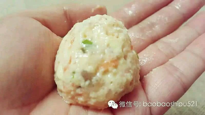虾仁豆腐饼的做法图解7