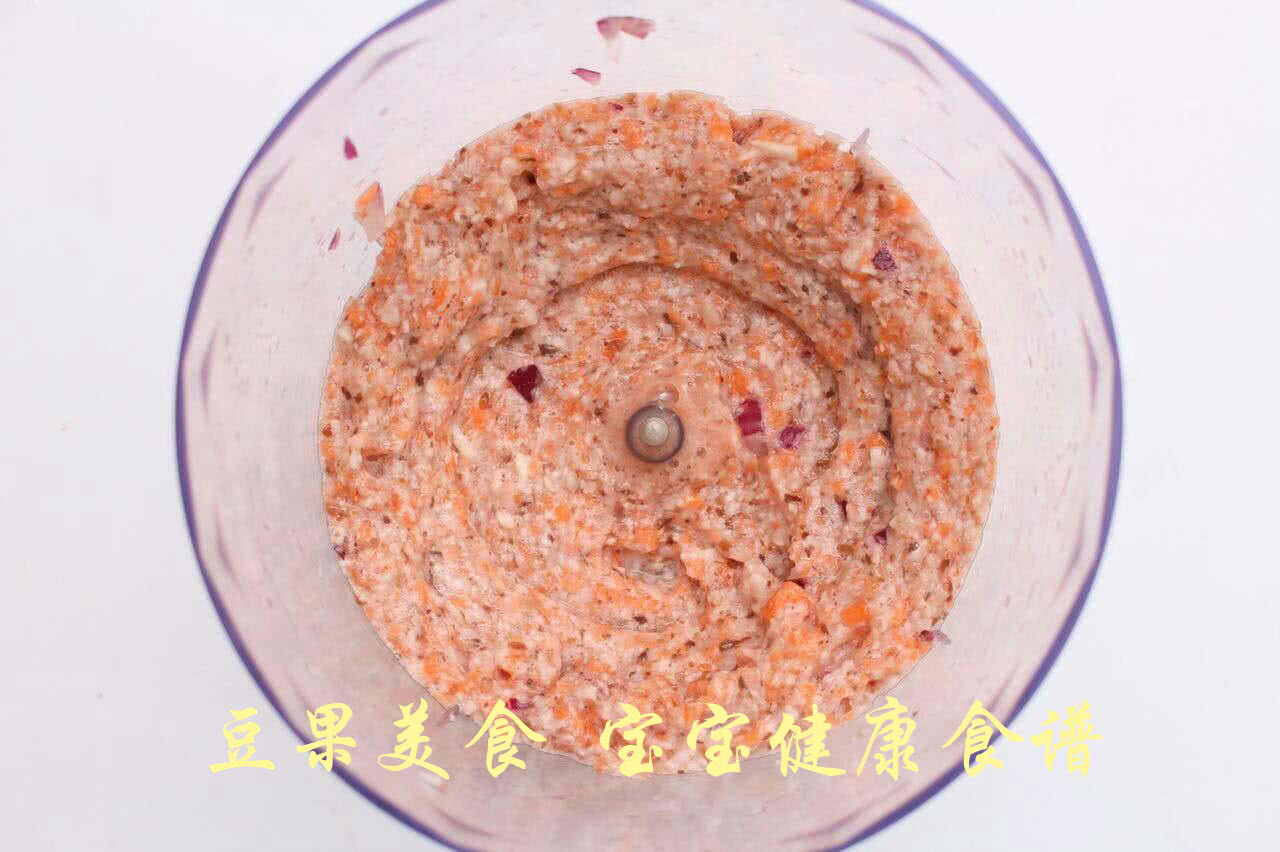香菇胡萝卜鸡肉丸子  宝宝健康食谱的做法图解5
