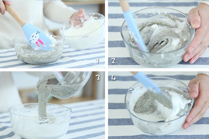 黑芝麻松饼 宝宝辅食微课堂的做法图解8