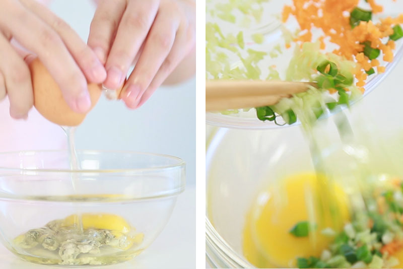 牡蛎厚蛋烧 宝宝辅食微课堂的做法图解6