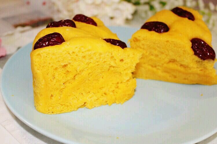 南瓜红枣发糕的做法图解12