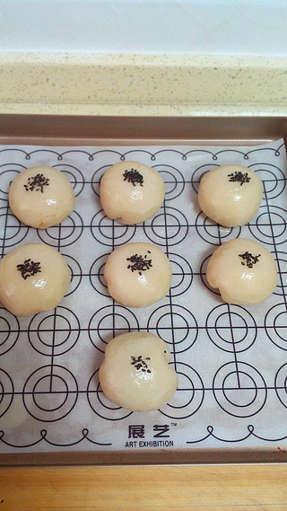 #新良首届烘焙大赛#酥皮枣泥月饼的做法步骤:31