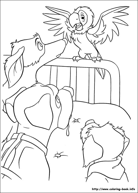 102斑点狗动画片线稿图-8