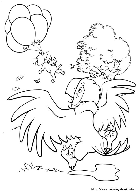 102斑点狗涂色画-12