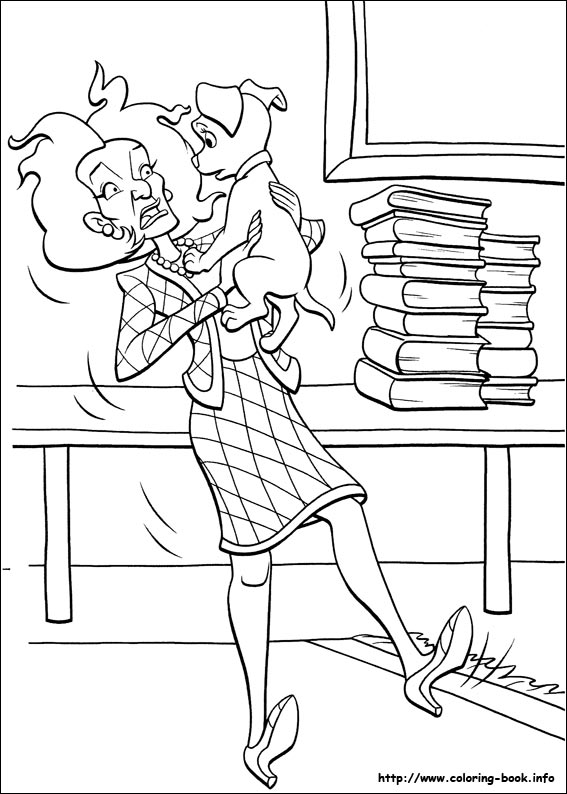 102斑点狗涂色画-8