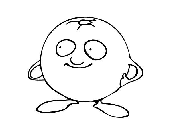 男孩国语填色图片