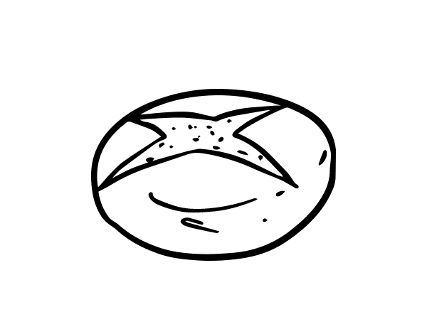 面包乳糜简笔画图片