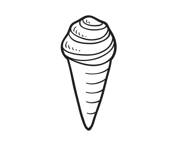 Cornetto简笔画图片