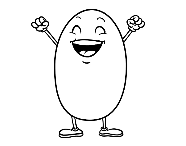 趣味甜瓜填色图片