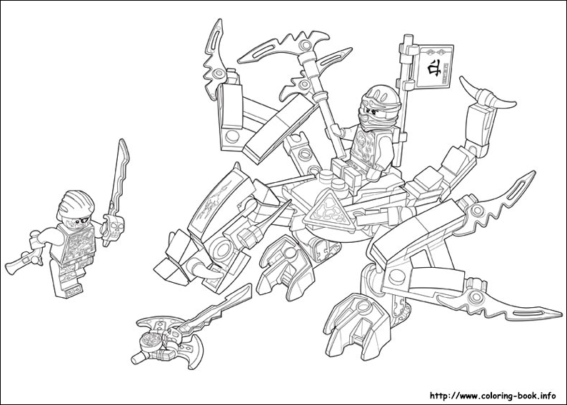 乐高忍者简笔画图片1