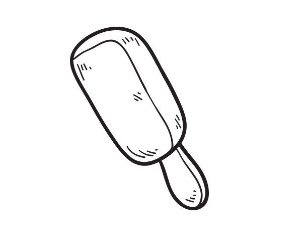 棒棒糖填色图片