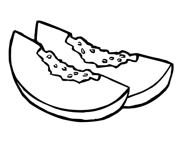 瓜片简笔画图片