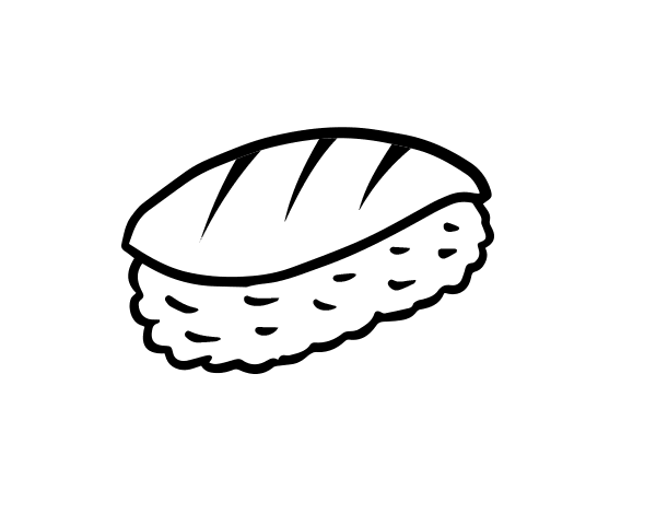寿司简笔画图片