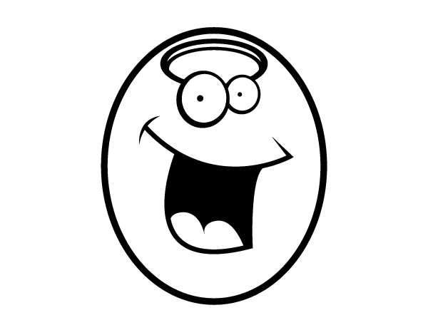 橄榄色填充简笔画图片