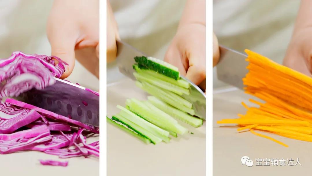 鸡丝豆腐卷【宝宝辅食】的做法图解4