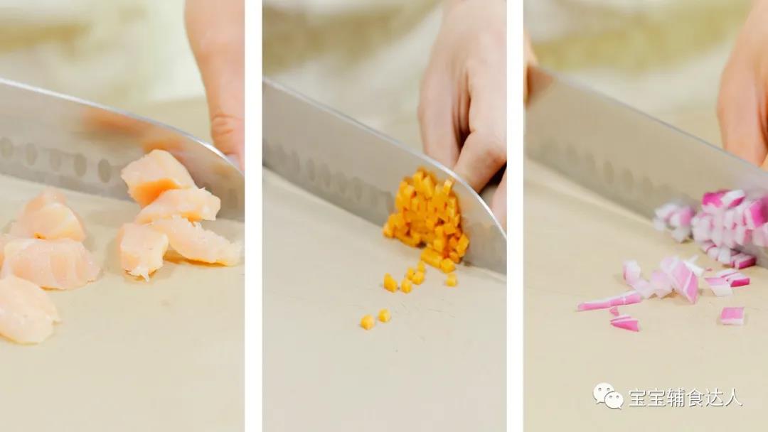 鸡肉豆腐饼【宝宝辅食】的做法图解2