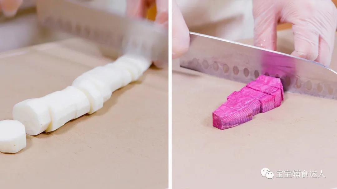 双色山药糕【宝宝辅食的做法图解4