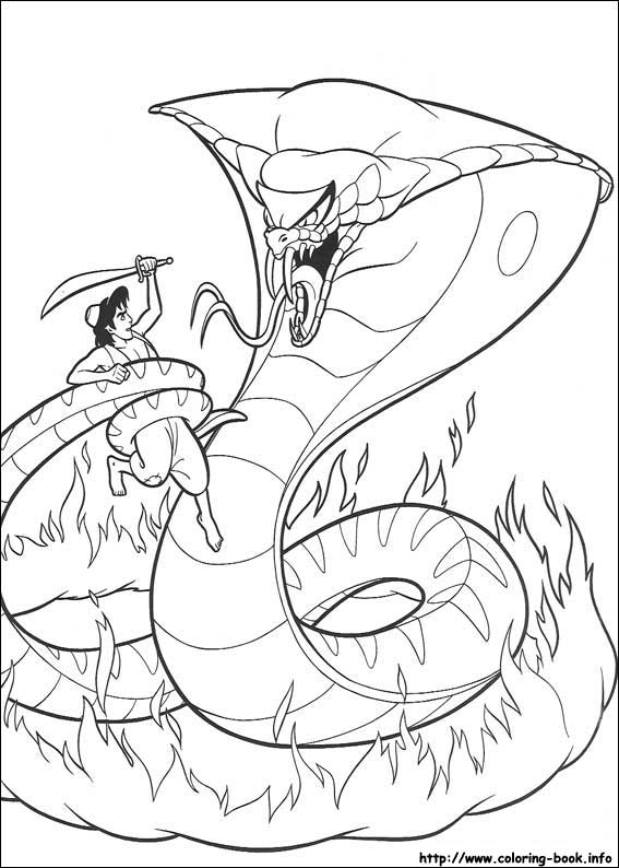 阿拉丁神灯简笔画图片-2