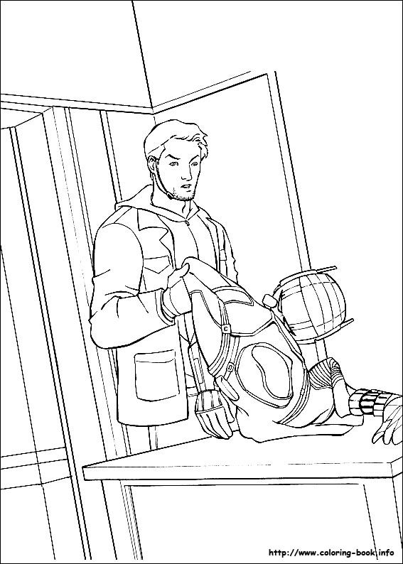 蚁人线稿图片-6