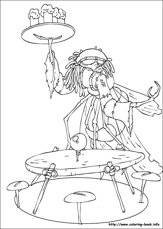 亚瑟和他的迷你王国线稿图片-1