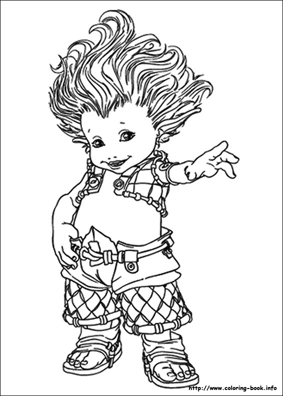 亚瑟和他的迷你王国3填色图片-2