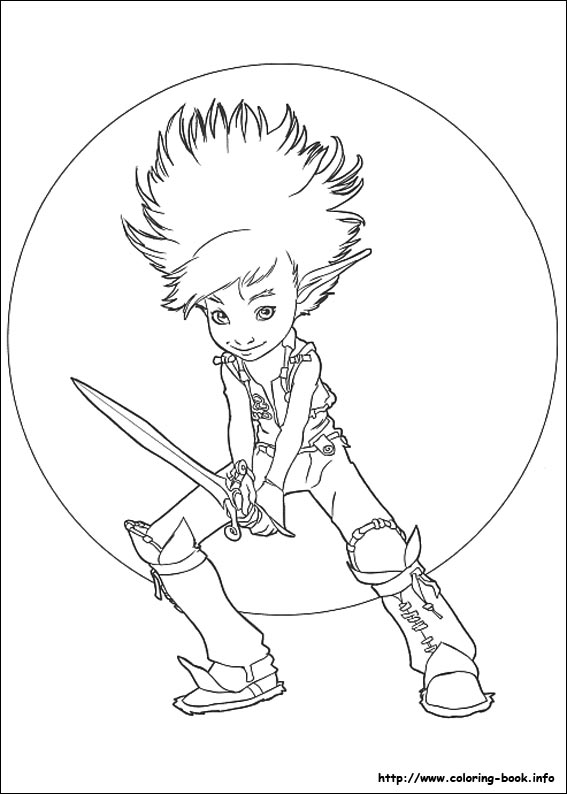 两个世界的战争填色图片-4