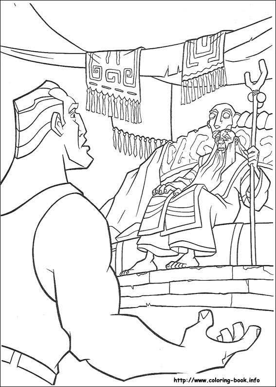 神秘古国亚特兰蒂斯线稿图片