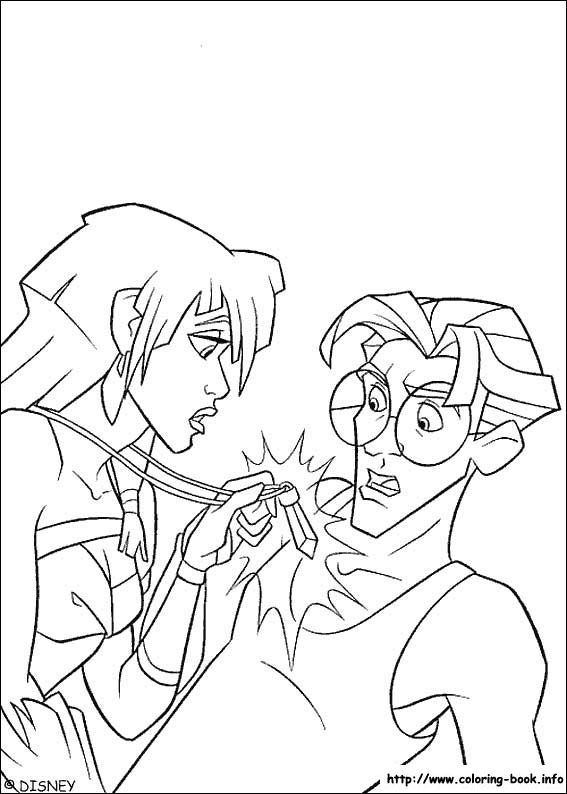 神秘古国亚特兰蒂斯线稿图片