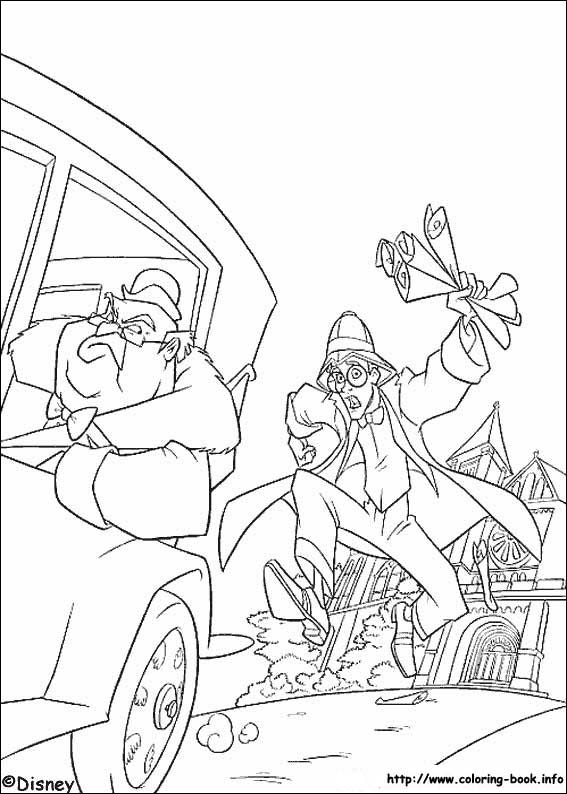 神秘古国亚特兰蒂斯填色图片