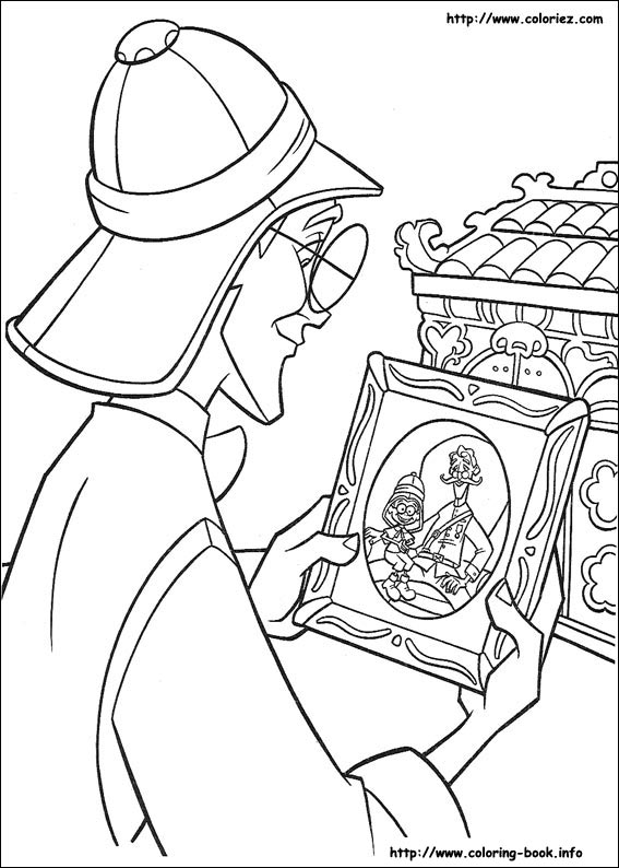 神秘古国亚特兰蒂斯填色图片