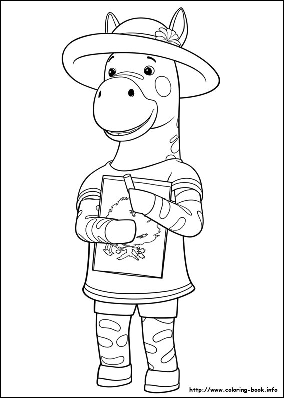 巴巴与巴杜历险记简笔画图片-7