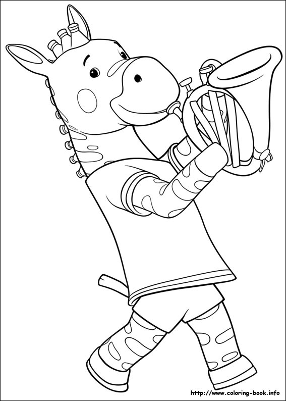 巴巴与巴杜历险记简笔画图片-3