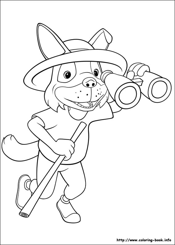 巴巴与巴杜历险记填色图片-5