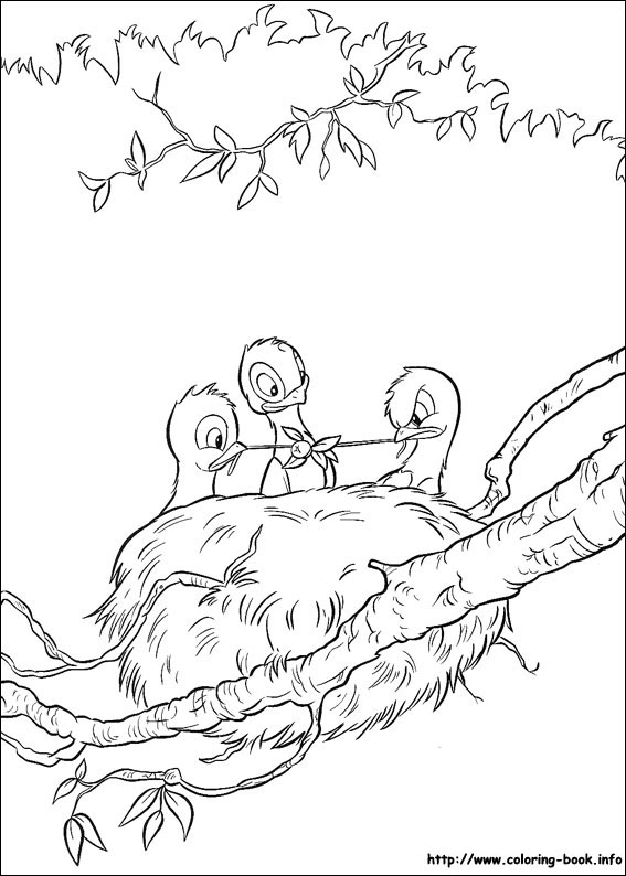 小鹿斑比1填色图片