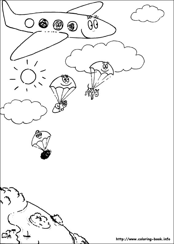 巴巴爸爸一家漫画图片-1