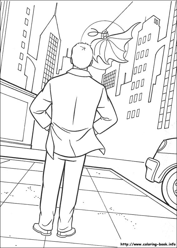 蝙蝠侠电影线稿图-4