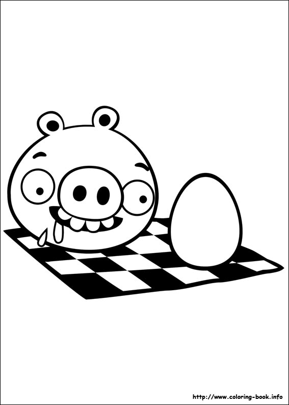 愤怒的小鸟简笔画图片-3