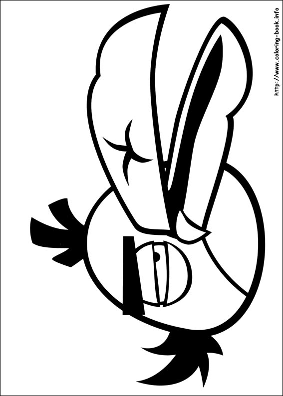 愤怒的小鸟简笔画图片-8