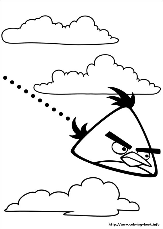 愤怒的小鸟填色画-10