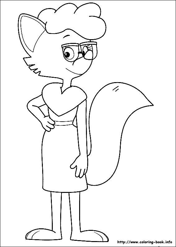 小黑卡利麦罗简笔画图片-4