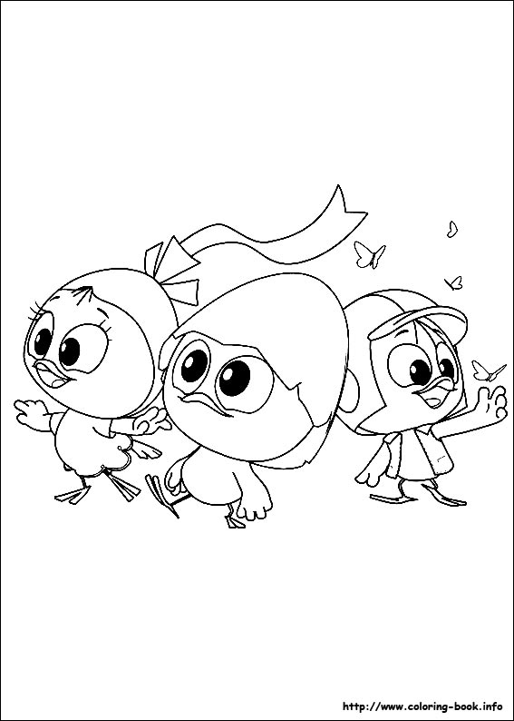 小黑卡利麦罗填色图片-6