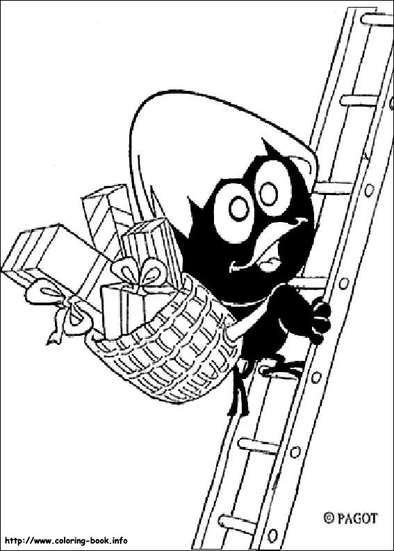 小黑卡利麦罗线稿图片-4