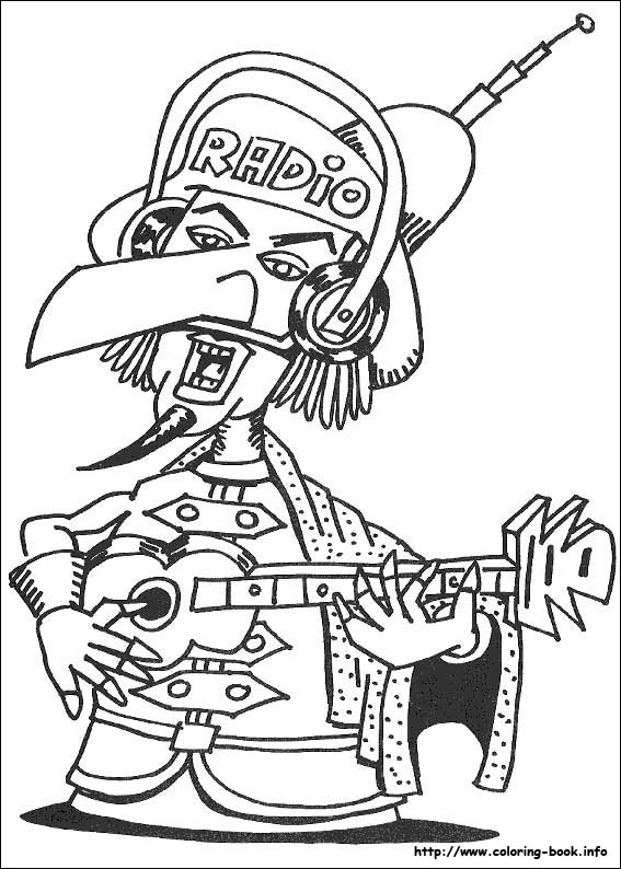 嘉年华线稿图片-2