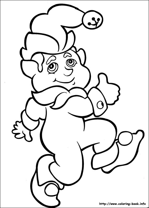 圣诞节小精灵简笔画